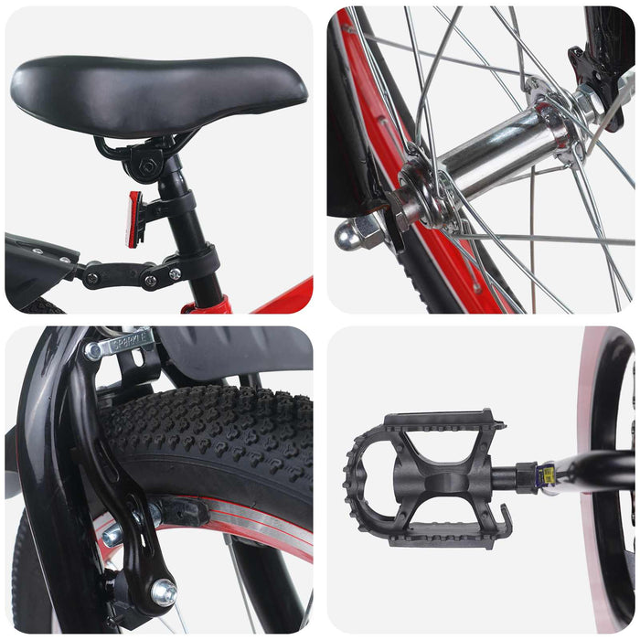 Bicicletă pentru Copii 22 Inci pentru 7-12 ani Albastru Negru - WALTI WALTI