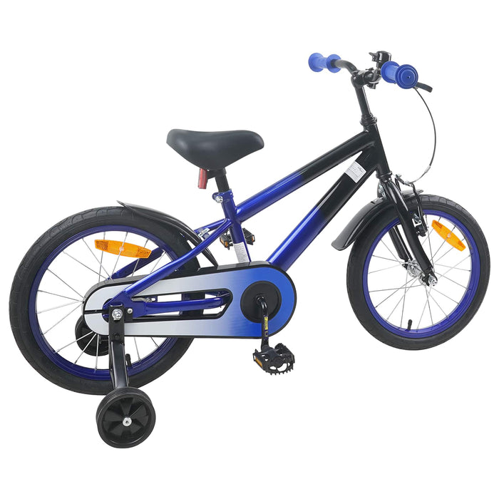 Bicicletă pentru Copii 16 Inci pentru 4-6 ani Albastru Negru WALTI