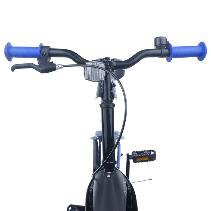 Bicicletă pentru Copii 18 Inci pentru 5-7 ani Albastru Negru - WALTI WALTI