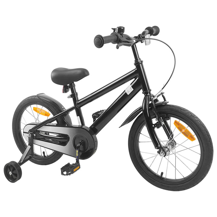Bicicletă pentru Copii 16 Inci pentru 4-6 ani Negru WALTI
