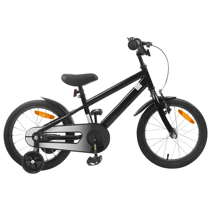 Bicicletă pentru Copii 16 Inci pentru 4-6 ani Negru WALTI