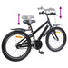 Bicicletă pentru Copii 20 Inci pentru 6-11 ani Negru - WALTI WALTI
