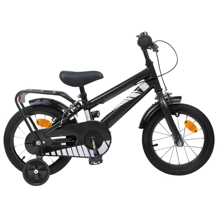 Bicicletă pentru Copii 14 Inci pentru 3-5 ani Negru WALTI