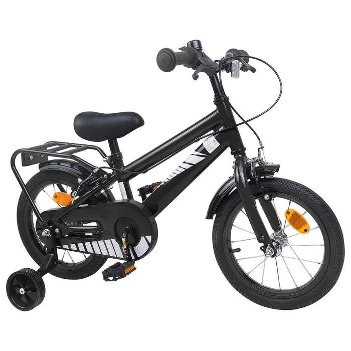 Bicicletă pentru Copii 16 Inci pentru 4-6 ani Negru WALTI