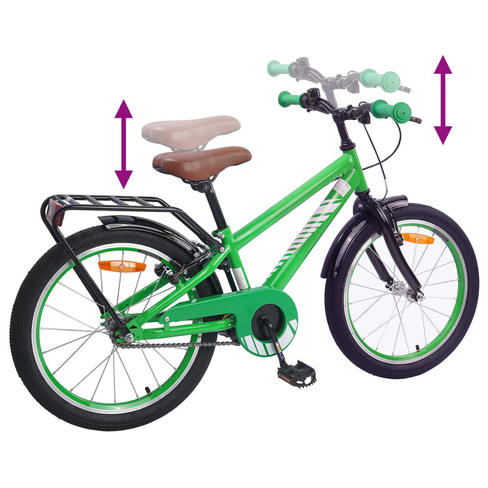 Bicicletă pentru Copii 20 Inci pentru 6-11 ani Verde - WALTI WALTI