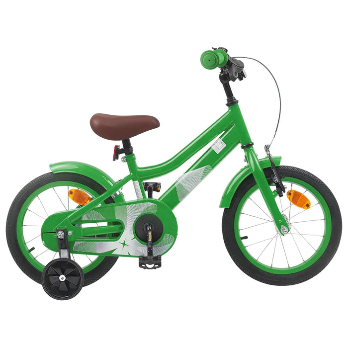 Bicicletă pentru Copii 12 Inci pentru 2-4 ani Verde WALTI