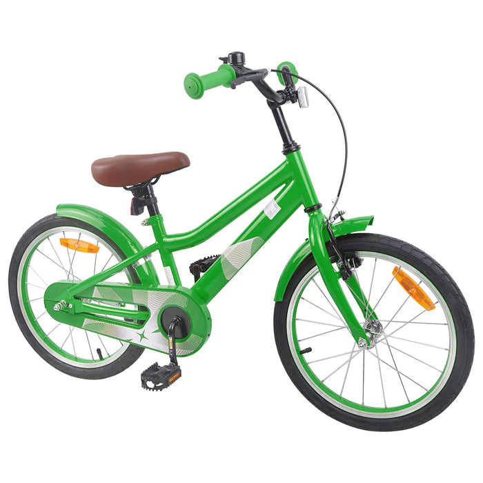 Bicicletă pentru Copii 18 Inci pentru 5-7 ani Verde WALTI