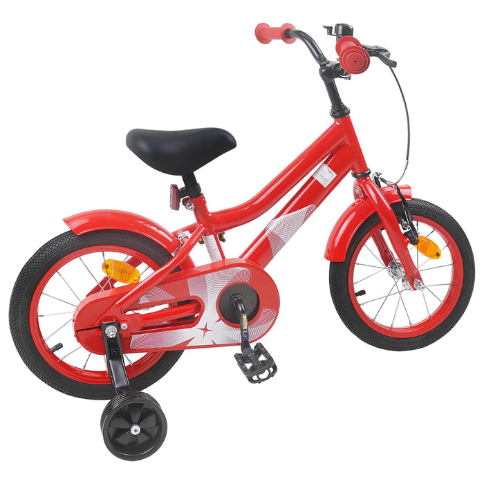 Bicicletă pentru Copii 16 Inci pentru 4-6 ani Roșu WALTI