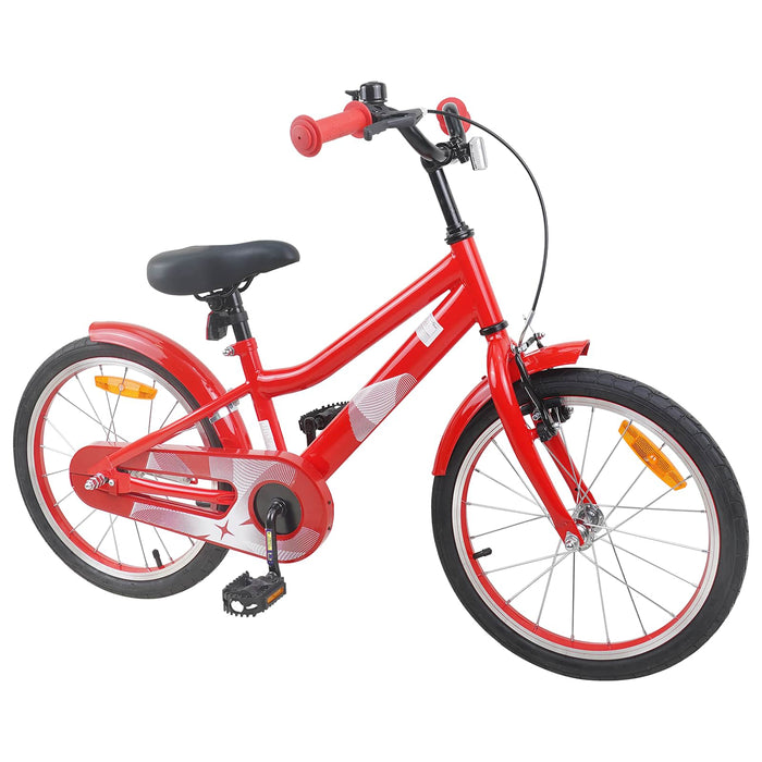 Bicicletă pentru Copii 18 Inci pentru 5-7 ani Roșu WALTI