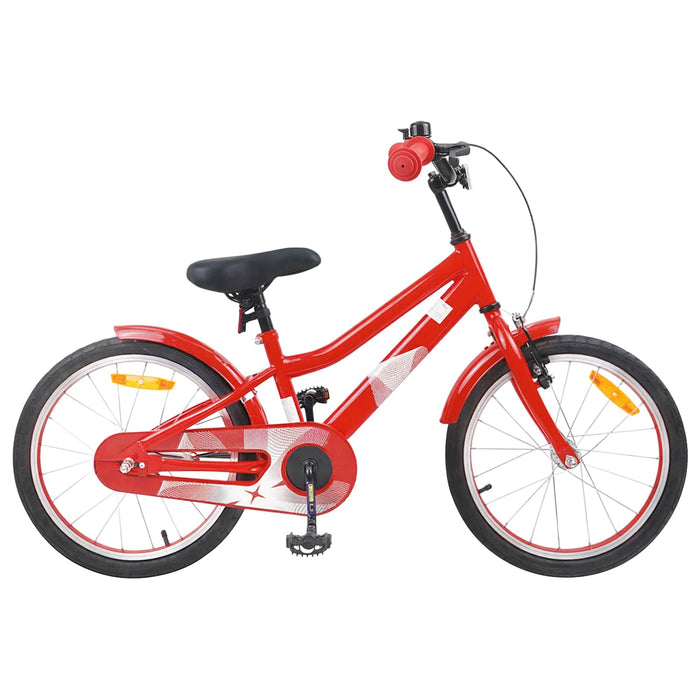 Bicicletă pentru Copii 18 Inci pentru 5-7 ani Roșu WALTI