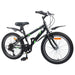Bicicletă pentru Copii 20 Inci 6-Speed pentru 6-11 ani Negru - WALTI WALTI