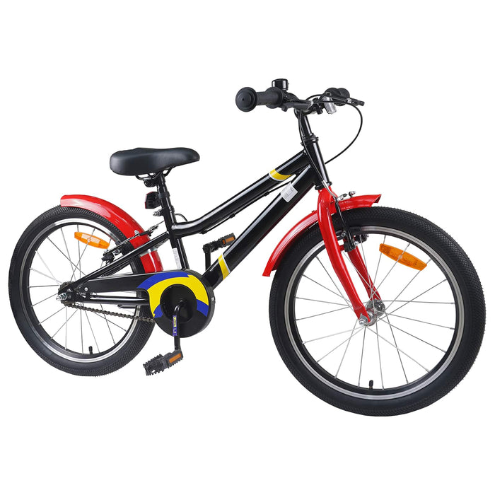 Bicicletă pentru Copii 24 Inci pentru 8-12 ani Negru Roșu - WALTI WALTI