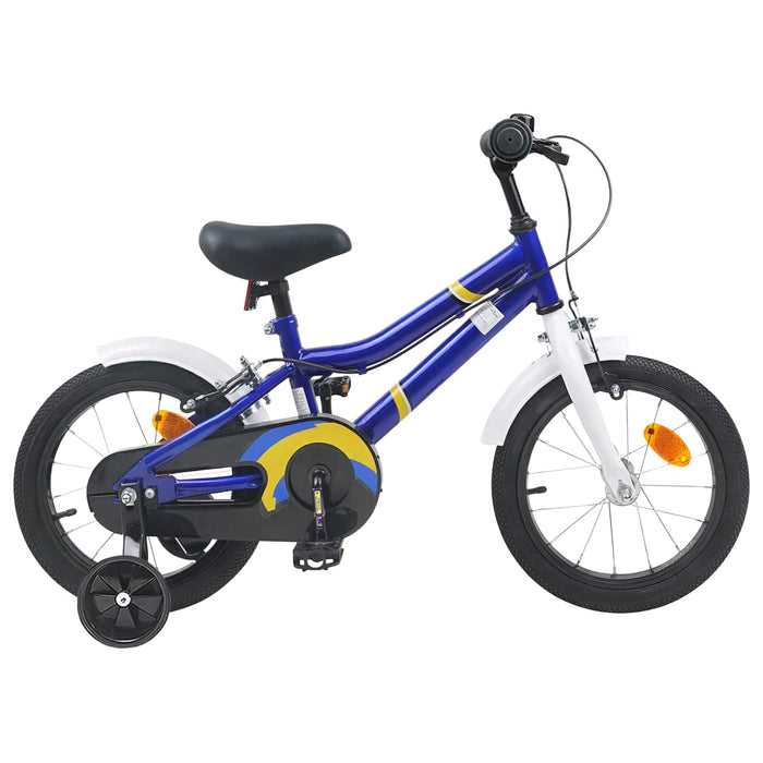 Bicicletă pentru Copii 16 Inci pentru 4-6 ani Albastru Alb WALTI