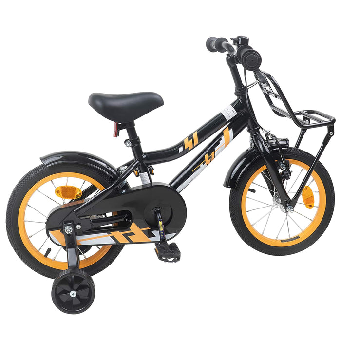 Bicicletă pentru Copii 12 Inci pentru 2-4 ani Portocaliu Negru WALTI