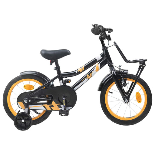 Bicicletă pentru Copii 12 Inci pentru 2-4 ani Portocaliu Negru - WALTI WALTI