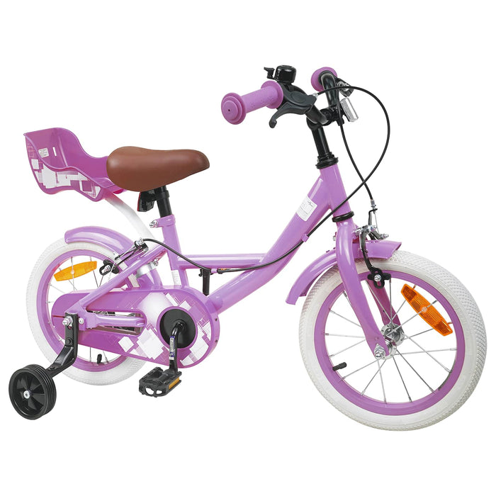 Bicicletă pentru Copii 12 Inci pentru 2-4 ani Violet WALTI