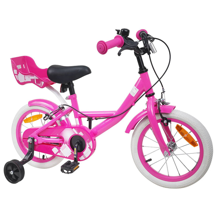 Bicicletă pentru Copii 12 Inci pentru 2-4 ani Roz WALTI
