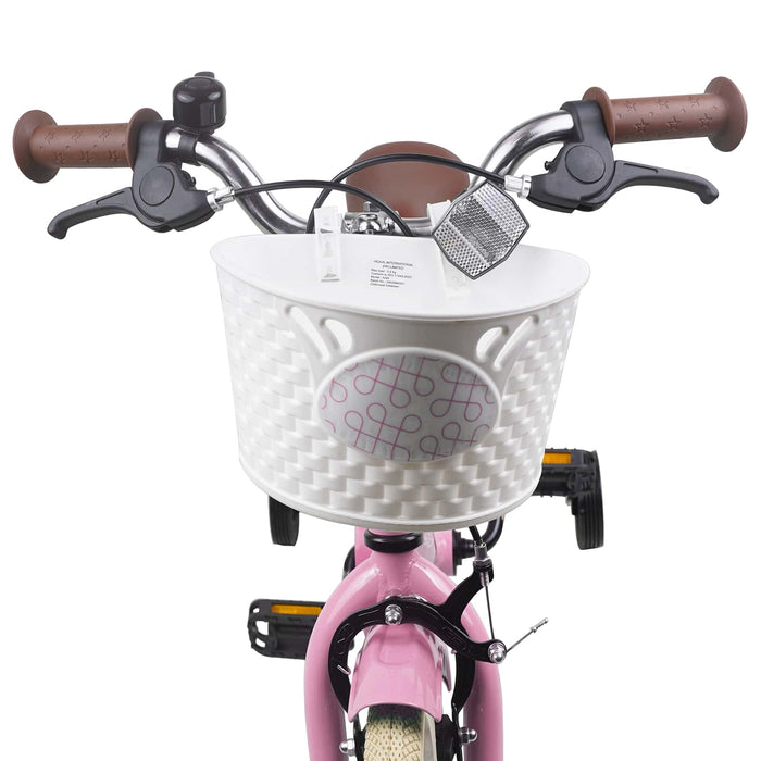 Bicicletă pentru Copii 12 Inci pentru 2-4 ani Roz deschis - WALTI WALTI