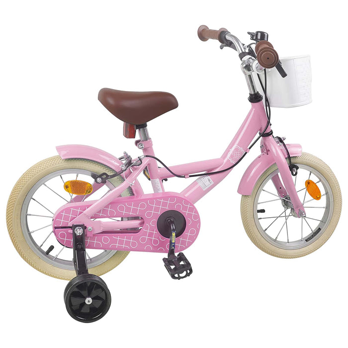 Bicicletă pentru Copii 12 Inci pentru 2-4 ani Roz deschis WALTI