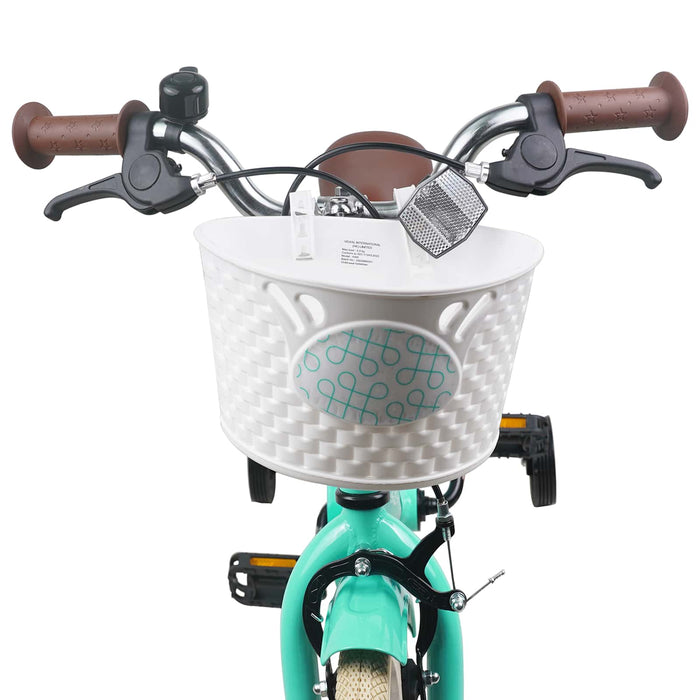 Bicicletă pentru Copii 12 Inci pentru 2-4 ani Verde Mării - WALTI WALTI