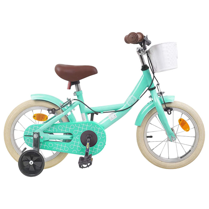 Bicicletă pentru Copii 16 Inci pentru 4-6 ani Verde Mării WALTI