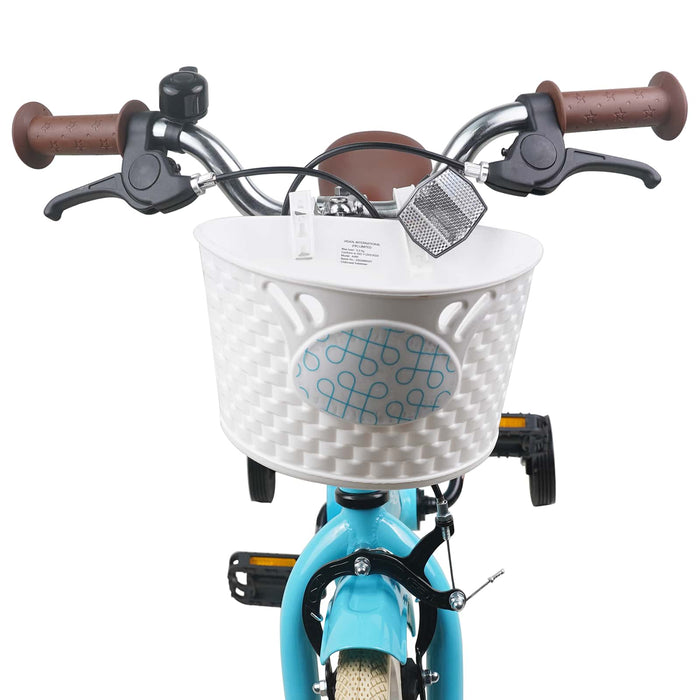 Bicicletă pentru Copii 16 Inci pentru 4-6 ani Albastru deschis - WALTI WALTI