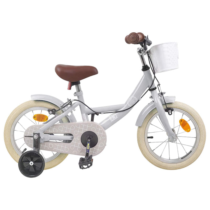 Bicicletă pentru Copii 16 Inci pentru 4-6 ani Gri deschis WALTI