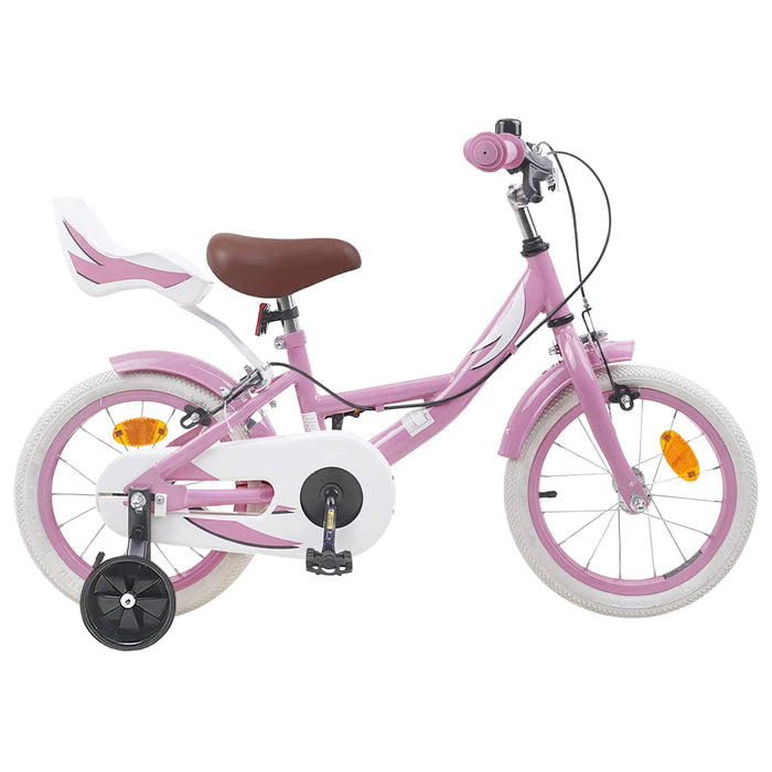 Bicicletă pentru Copii 16 Inci pentru 4-6 ani Roz deschis WALTI