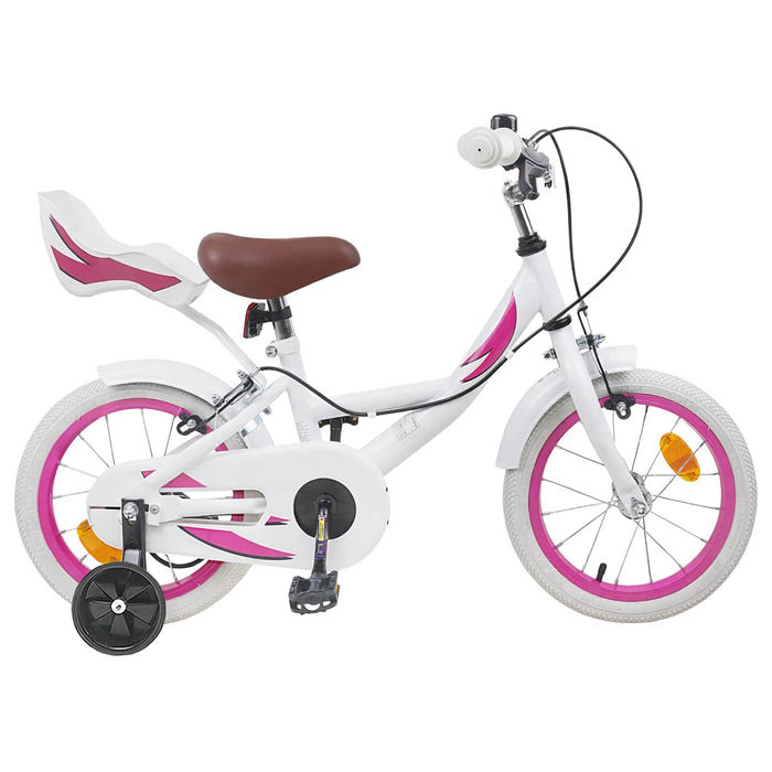 Bicicletă pentru Copii 16 Inci pentru 4-6 ani Alb WALTI