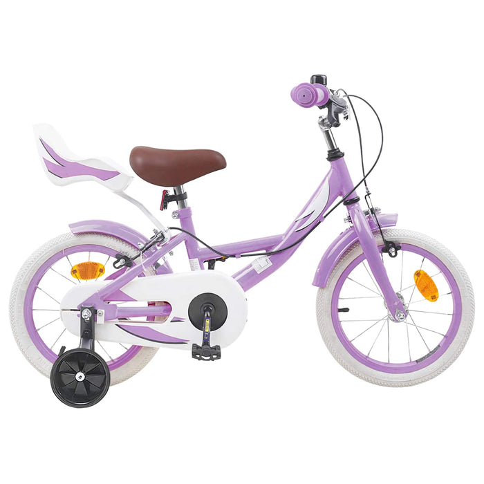 Bicicletă pentru Copii 12 Inci pentru 2-4 ani Violet WALTI