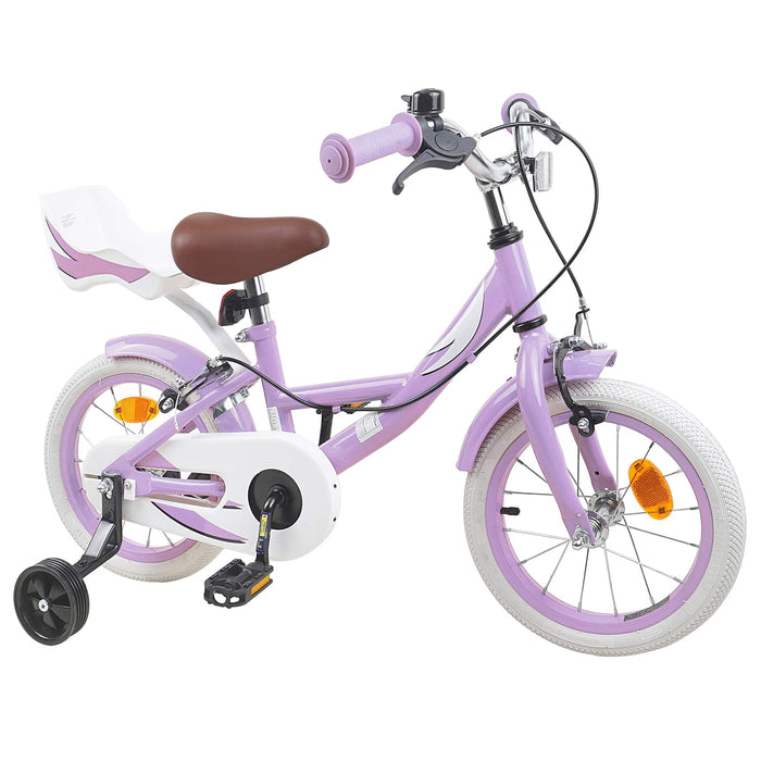 Bicicletă pentru Copii 14 Inci pentru 3-5 ani Violet WALTI