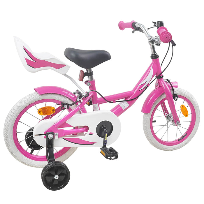 Bicicletă pentru Copii 12 Inci pentru 2-4 ani Roz WALTI