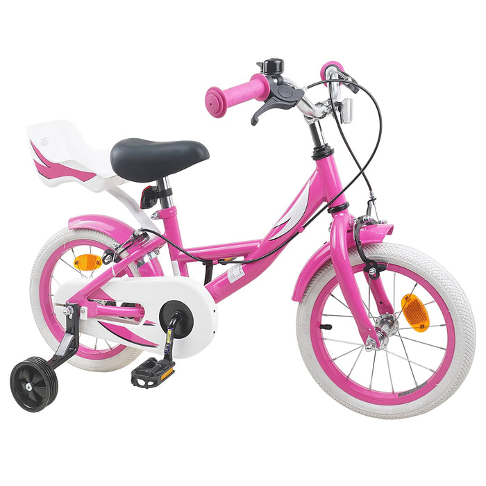 Bicicletă pentru Copii 16 Inci pentru 4-6 ani Roz WALTI