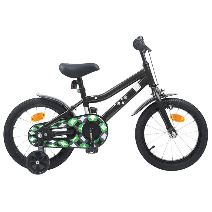 Bicicletă pentru Copii 14 Inci pentru 3-5 ani Negru WALTI