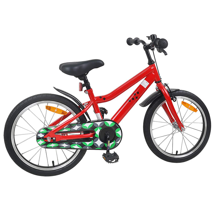 Bicicletă pentru Copii 18 Inci pentru 5-7 ani Roșu WALTI