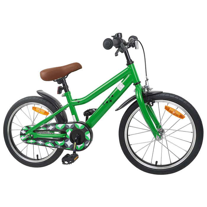 Bicicletă pentru Copii 18 Inci pentru 5-7 ani Verde WALTI