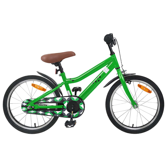 Bicicletă pentru Copii 18 Inci pentru 5-7 ani Verde WALTI