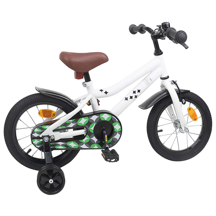 Bicicletă pentru Copii 12 Inci pentru 2-4 ani Alb WALTI