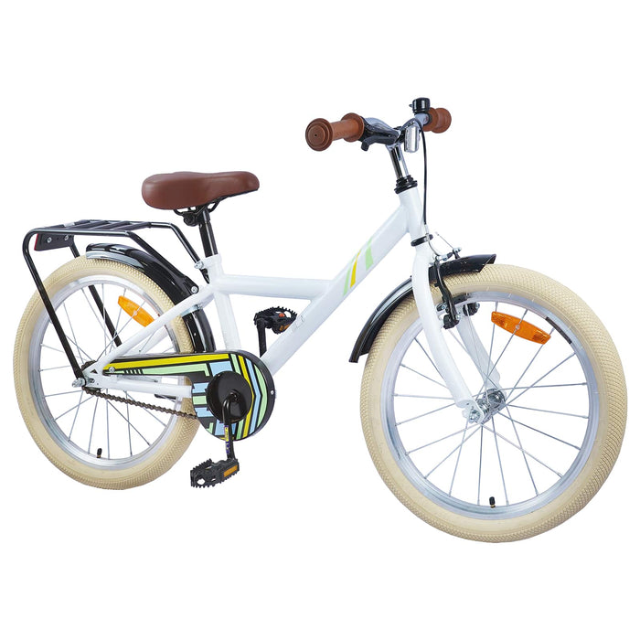 Bicicletă pentru Copii 18 Inci pentru 5-7 ani Alb - WALTI WALTI