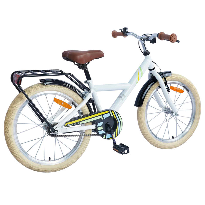 Bicicletă pentru Copii 18 Inci pentru 5-7 ani Alb - WALTI WALTI
