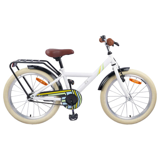 Bicicletă pentru Copii 18 Inci pentru 5-7 ani Alb - WALTI WALTI