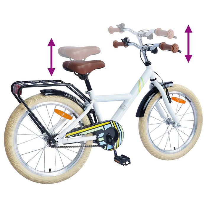 Bicicletă pentru Copii 20 Inci pentru 6-11 ani Alb - WALTI WALTI