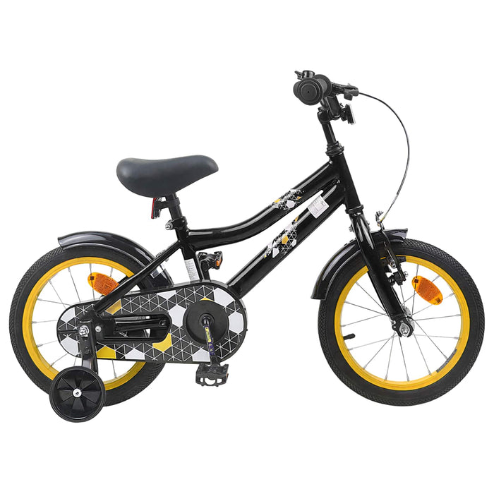 Bicicletă pentru Copii 14 Inci pentru 3-5 ani Negru WALTI
