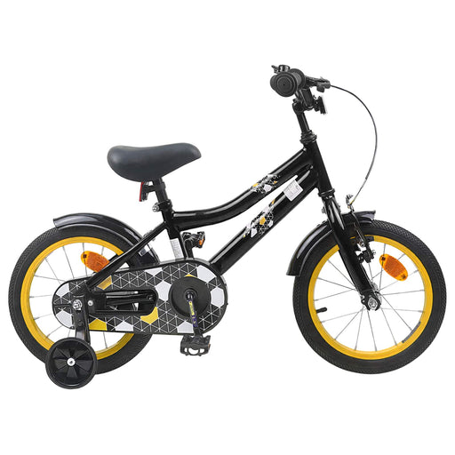 Bicicletă pentru Copii 16 Inci pentru 4-6 ani Negru - WALTI WALTI