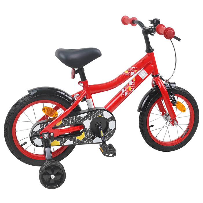 Bicicletă pentru Copii 14 Inci pentru 3-5 ani Roșu WALTI