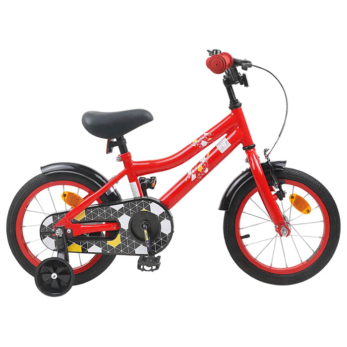 Bicicletă pentru Copii 14 Inci pentru 3-5 ani Roșu WALTI