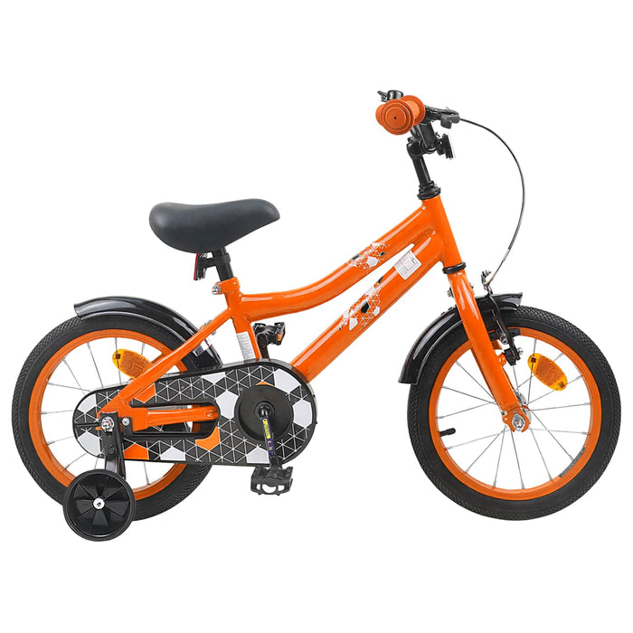 Bicicletă pentru Copii 14 Inci pentru 3-5 ani Portocaliu WALTI