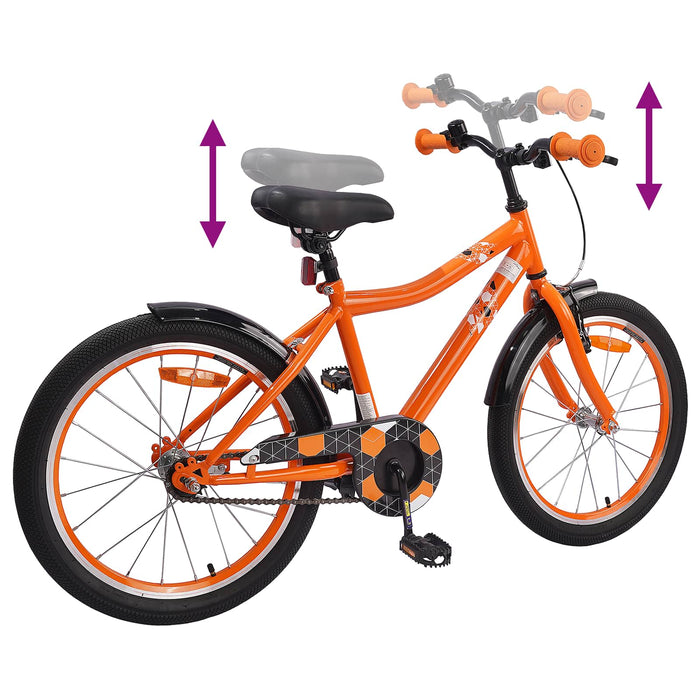 Bicicletă pentru Copii 20 Inci pentru 6-11 ani Portocaliu - WALTI WALTI