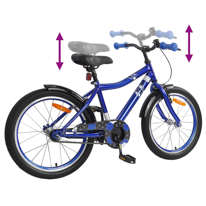 Bicicletă pentru Copii 20 Inci pentru 6-11 ani Albastru închis - WALTI WALTI