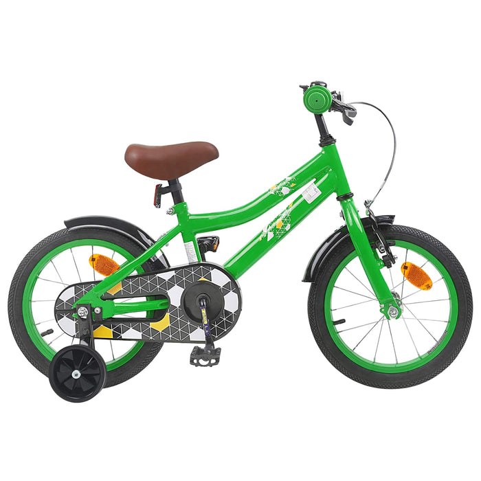 Bicicletă pentru Copii 16 Inci pentru 4-6 ani Verde WALTI